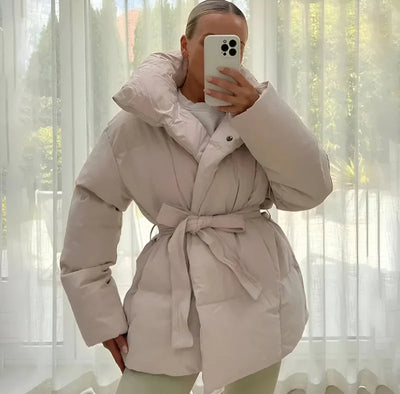 Maya | Belted Puffer Jacket