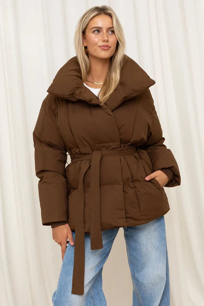 Maya | Belted Puffer Jacket